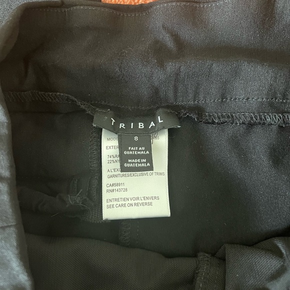 Tribal pull on ankle pants stitch fix size 8 black - Picture 2 of 6